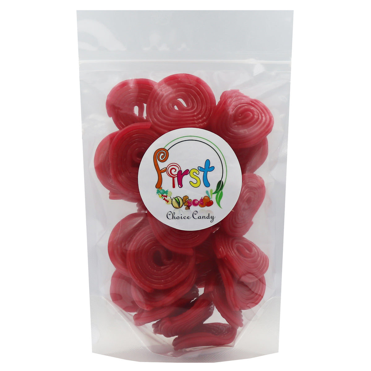 Red Strawberry Licorice Wheels Candy Fccandy 5384