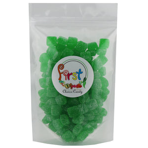 GREEN APPLE SOUR CHEWY CUBES CANDY