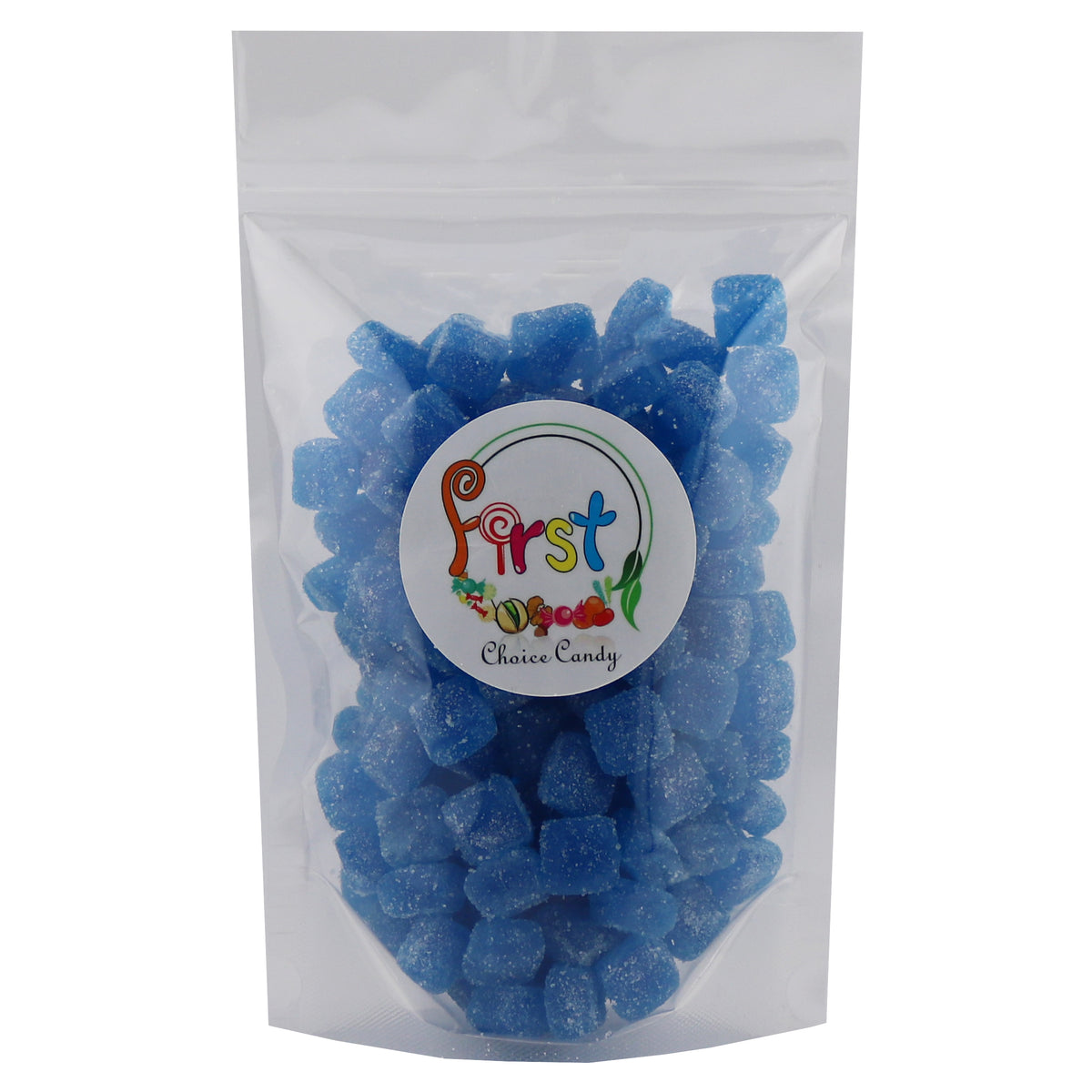 BLUE RASPBERRY SOUR CHEWY CUBES CANDY – fccandy