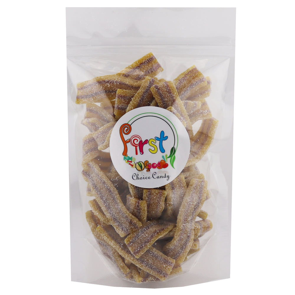 SOUR PASSION FRUIT MINI STRIP GUMMY BELTS