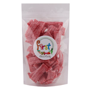 SOUR STRAWBERRY MINI STRIP GUMMY BELTS