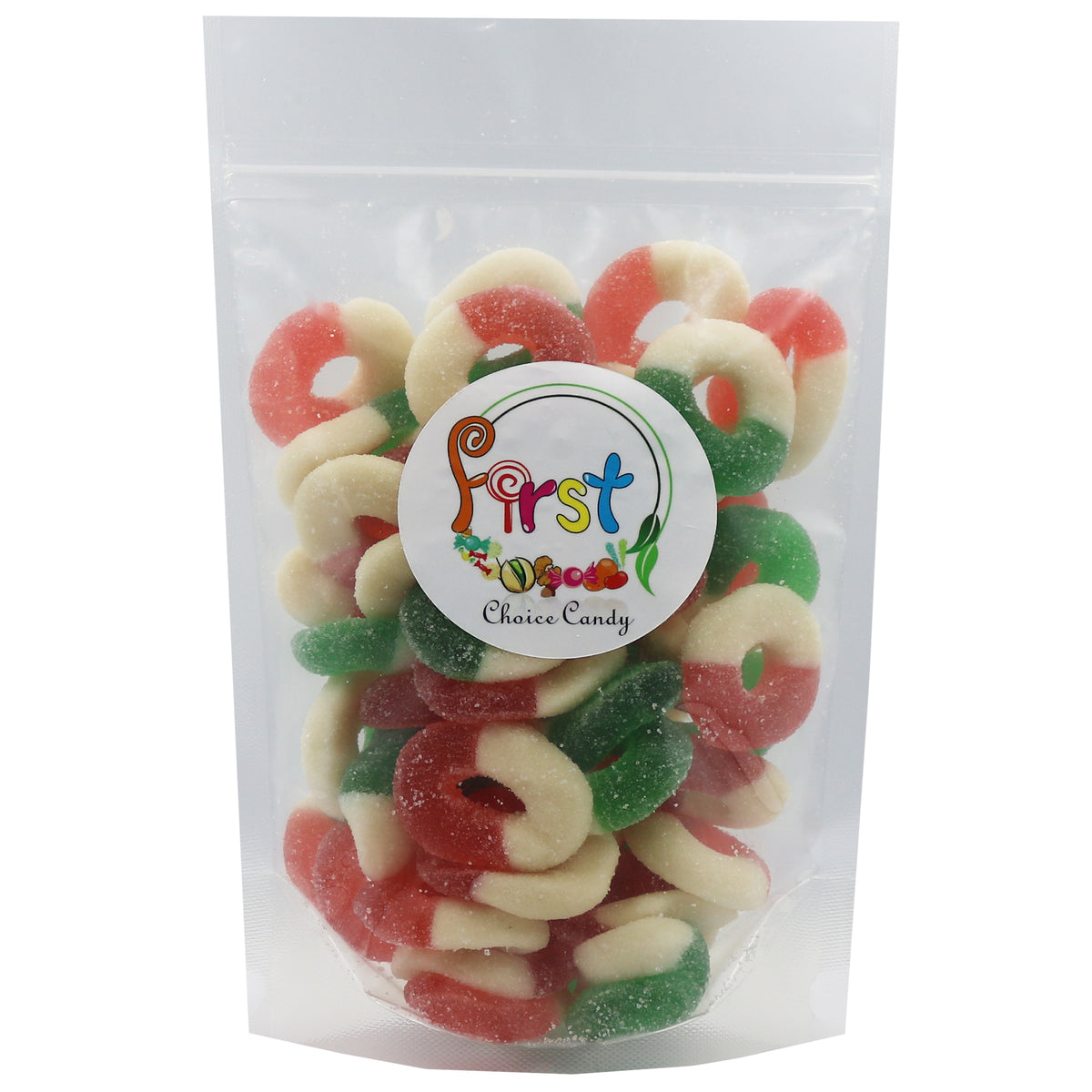 CHRISTMAS MIX GUMMY RINGS – fccandy