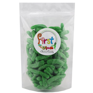 SOUR GREEN APPLE GUMMY WORMS