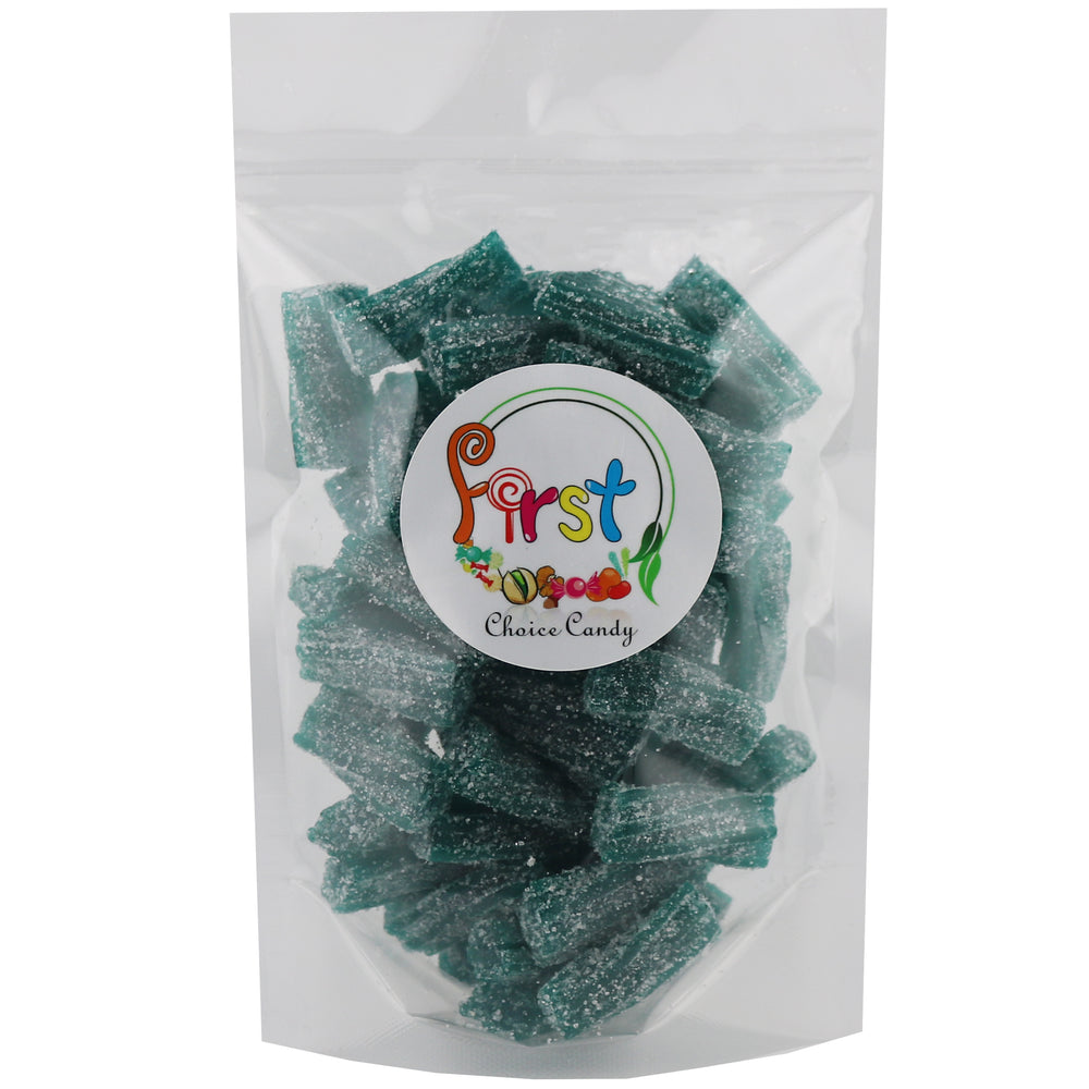 SOUR BLUE RASPBERRY TWISTEROOS LICORICE TWIST BITES