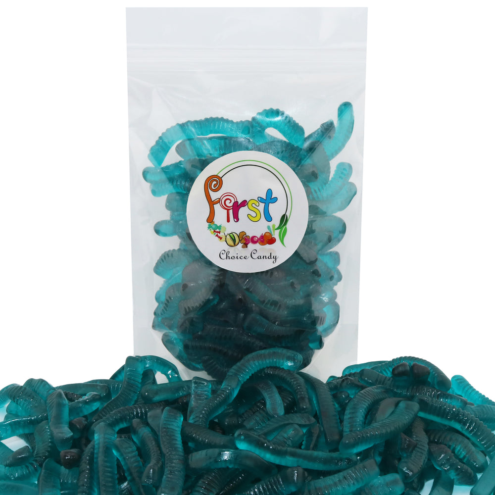 BLUE RASPBERRY GUMMY WORMS