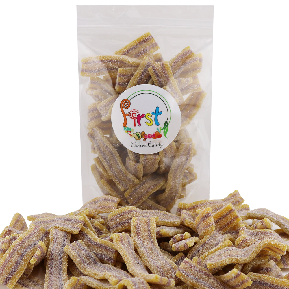 SOUR PASSION FRUIT MINI STRIP GUMMY BELTS