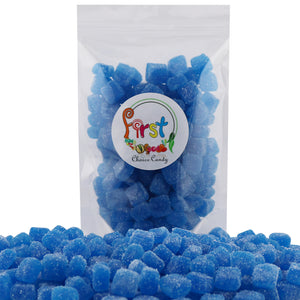 BLUE RASPBERRY SOUR CHEWY CUBES CANDY