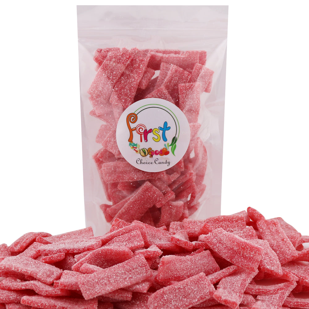 SOUR STRAWBERRY MINI STRIP GUMMY BELTS