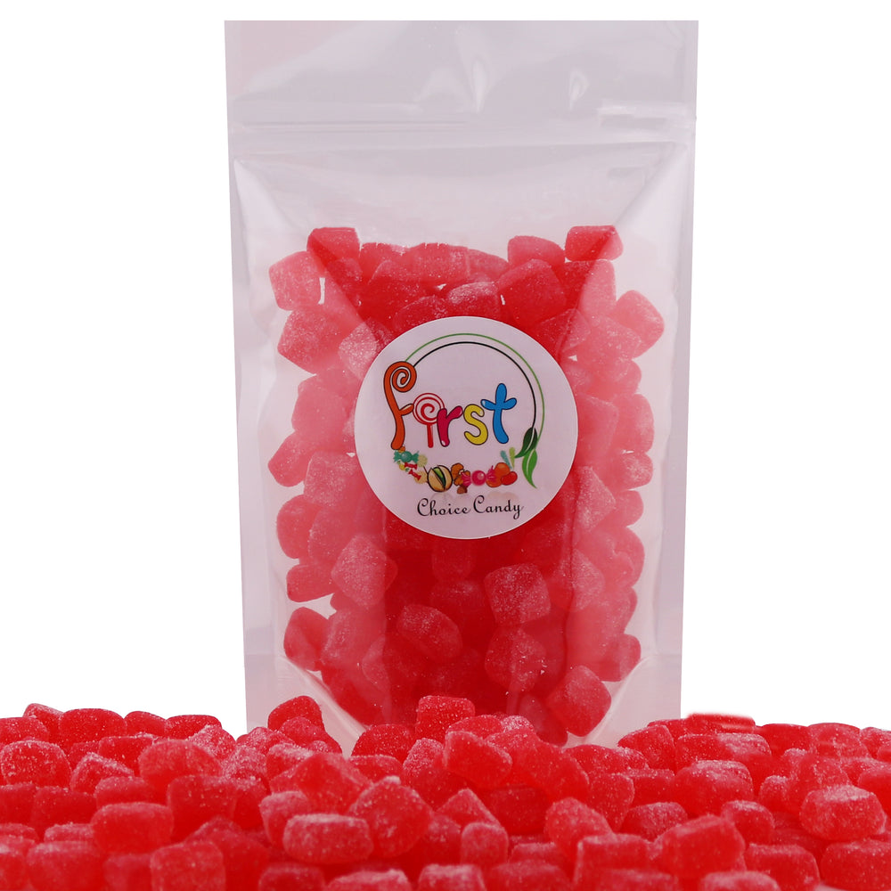 STRAWBERRY SOUR CHEWY CUBES CANDY