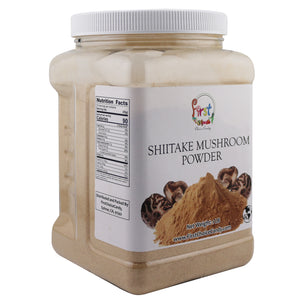 SHIITAKE MUSHROOM POWDER 1LB JAR