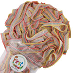 SOUR RAINBOW FUIT MIX  STRIP GUMMY BELTS