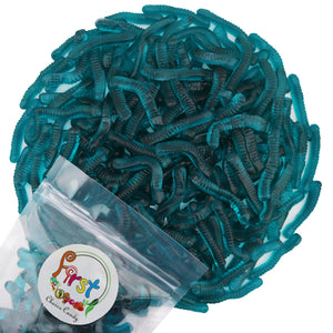 BLUE RASPBERRY GUMMY WORMS