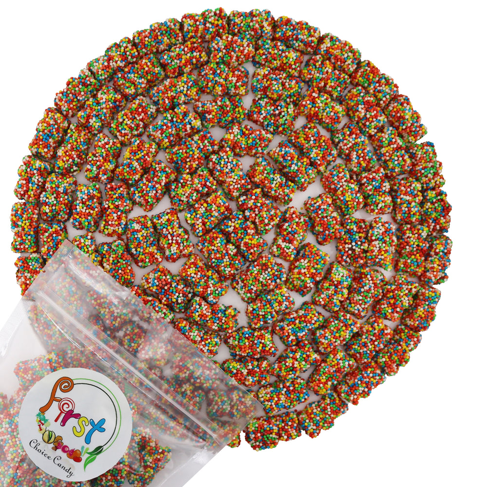 CRISPY CRUNCHY RAINBOW GUMMY BEARS