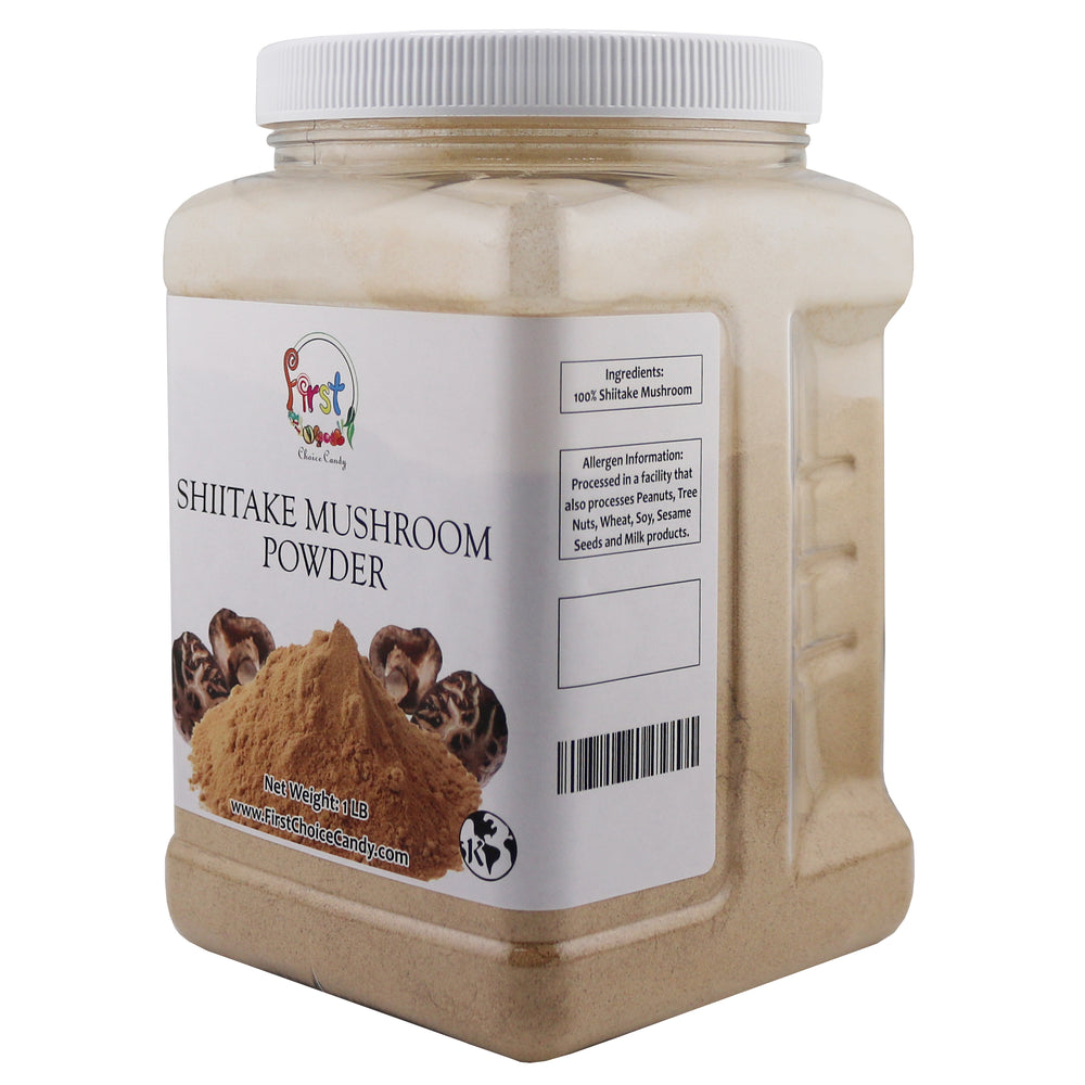 SHIITAKE MUSHROOM POWDER 1LB JAR