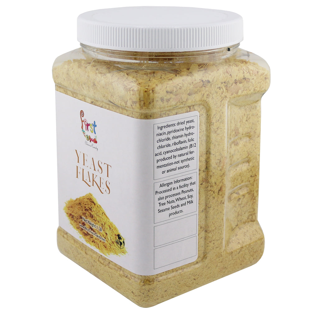 NUTRITIONAL YEAST FLAKES 1LB JAR