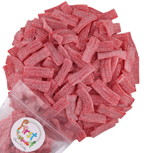 SOUR STRAWBERRY MINI STRIP GUMMY BELTS