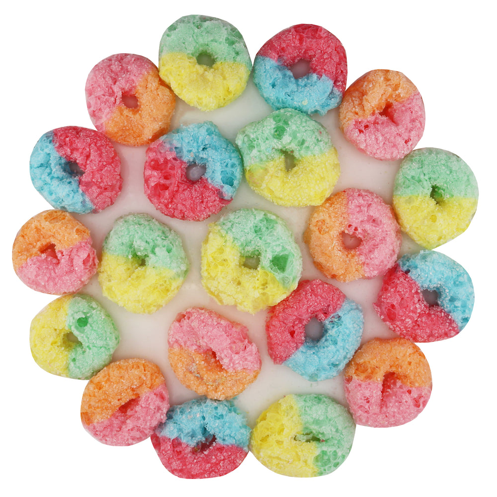 FREEZE DRIED ASSORTED GUMMY RINGS  2.2 OZ