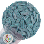 SOUR BLUE RASPBERRY MINI STRIP GUMMY BELTS