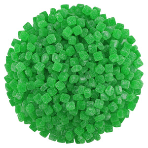 GREEN APPLE SOUR CHEWY CUBES CANDY