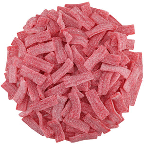 SOUR STRAWBERRY MINI STRIP GUMMY BELTS