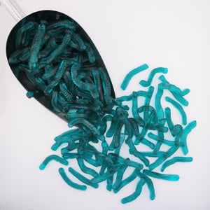 BLUE RASPBERRY GUMMY WORMS