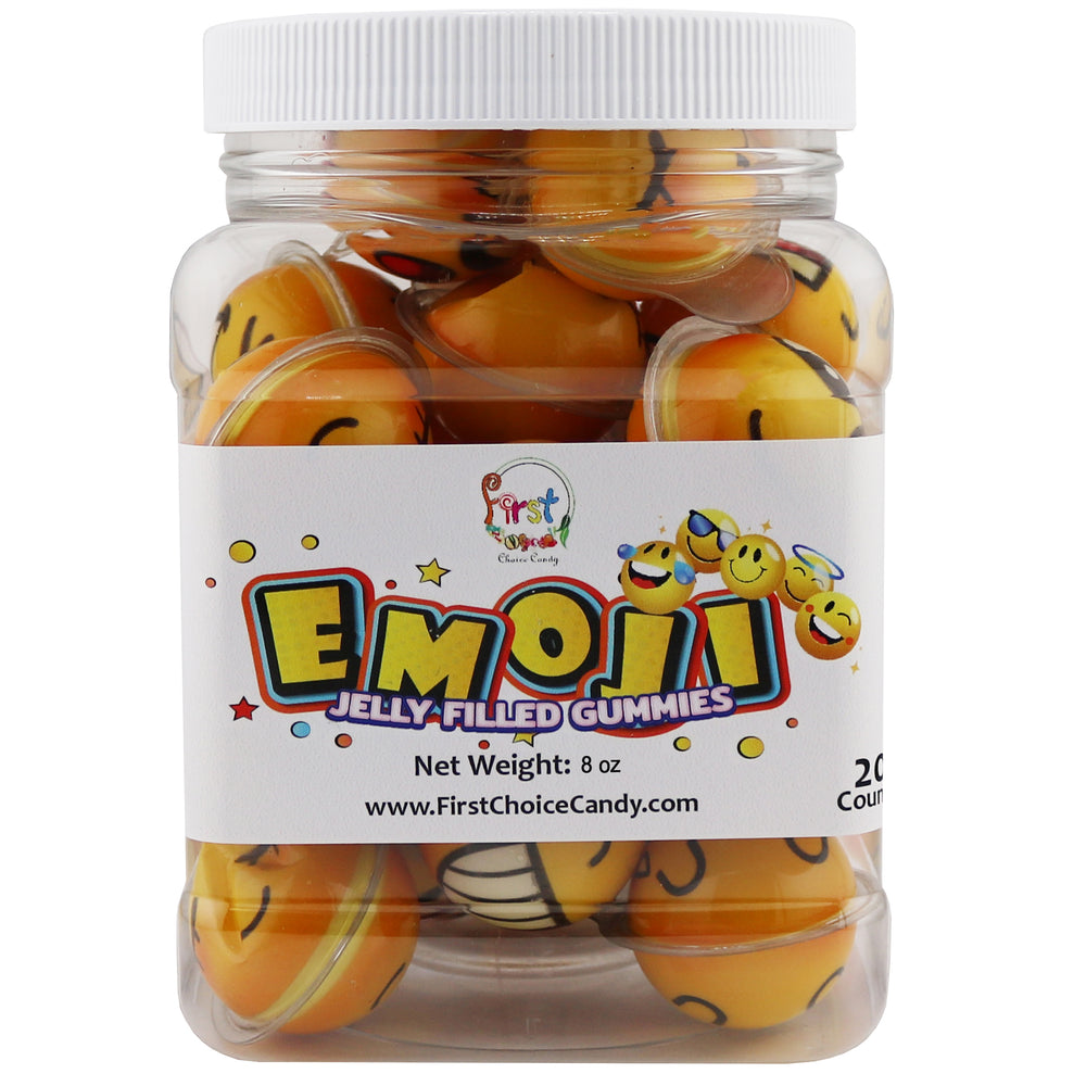 EMOJI JELLY FILLED GUMMIES 20 PIECES