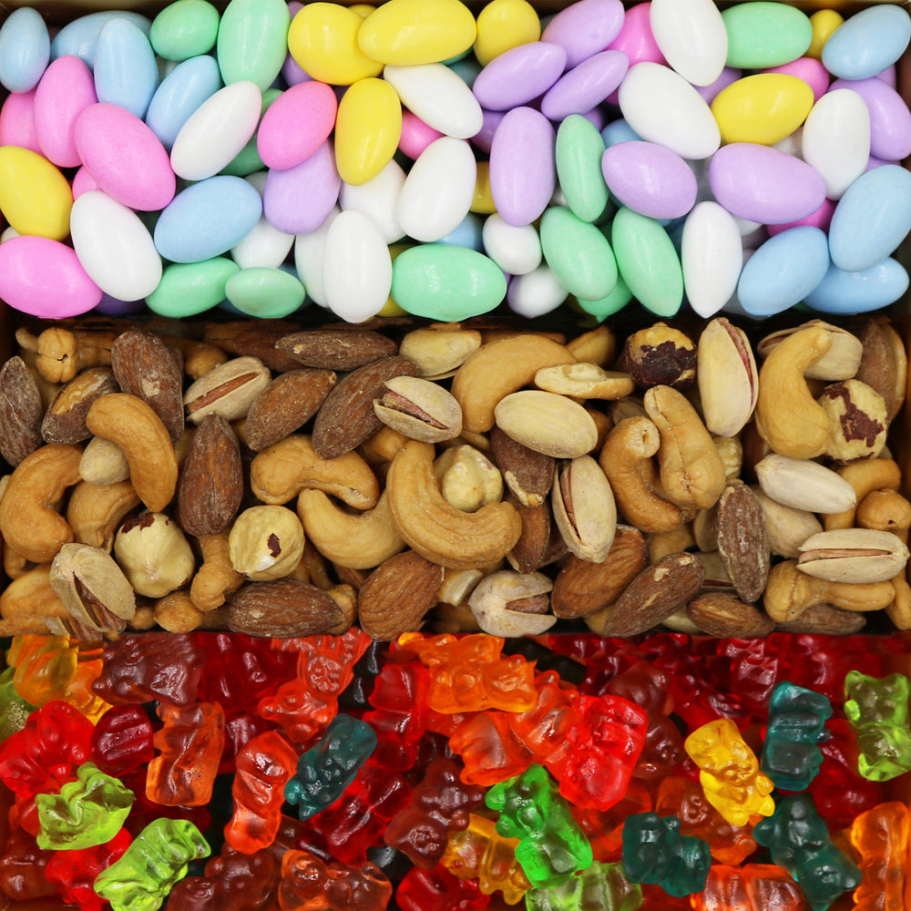 DELUXE MIX SNACK GIFT TRAY 2LB