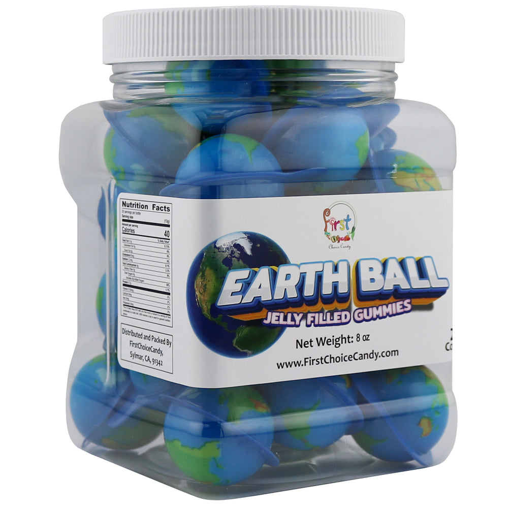 EARTH BALL JELLY FILLED GUMMIES 20 PIECES