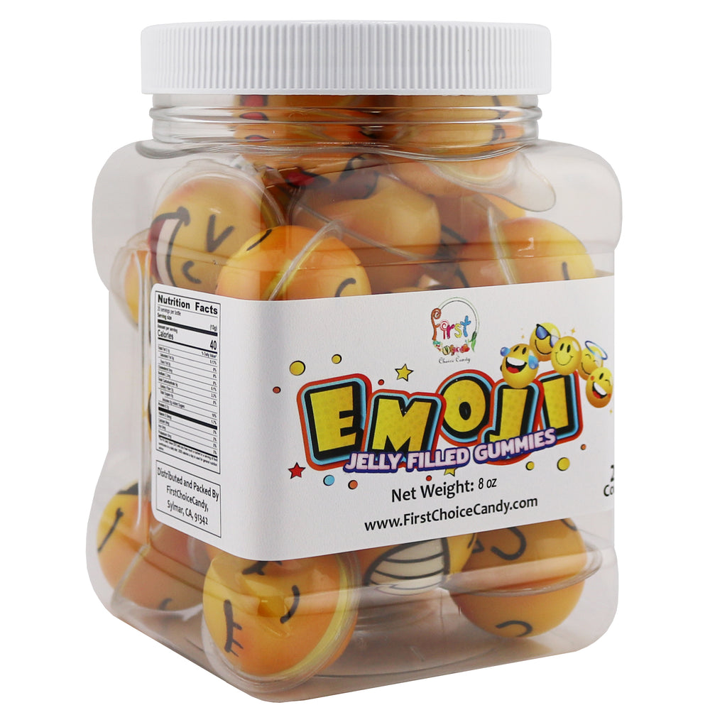 EMOJI JELLY FILLED GUMMIES 20 PIECES