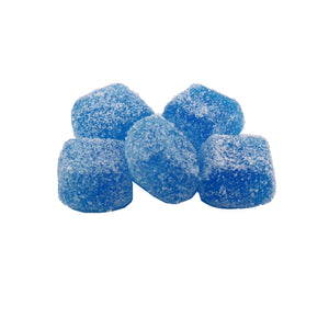 BLUE RASPBERRY SOUR CHEWY CUBES CANDY