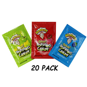 
            
                Load image into Gallery viewer, ASSORTED WARHEAD POPPING CANDY PACK OF 20
            
        
