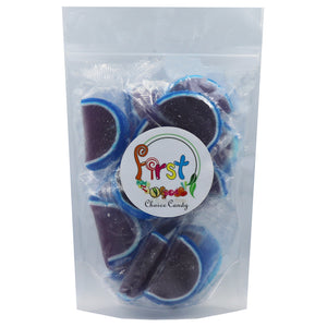 BLUEBERRY JELLY FRUIT SLICE CANDY INDIVIDUALLY WRAPPED