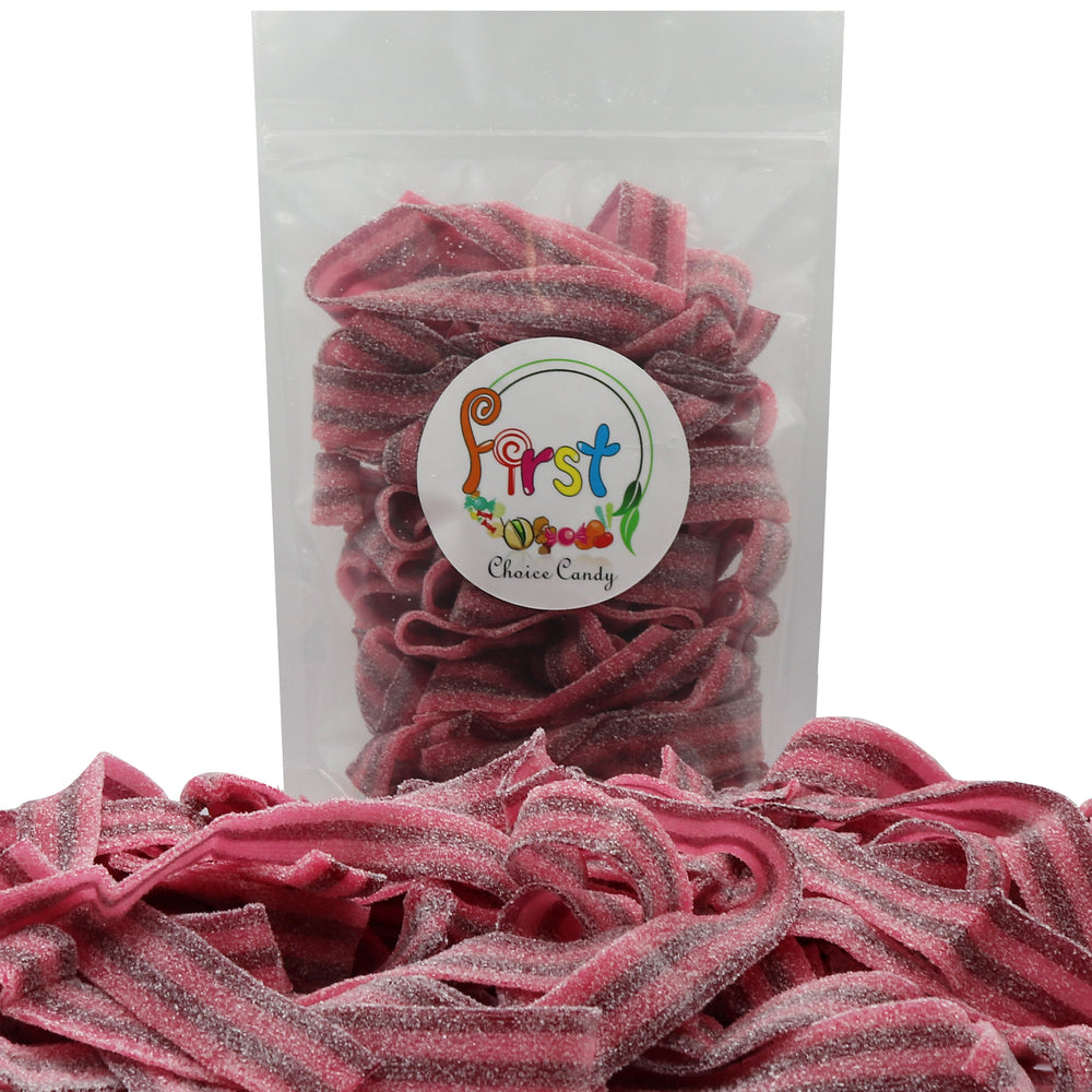 
            
                Load image into Gallery viewer, RASPBERRY CHERRY SOUR GUMMY BELTS
            
        