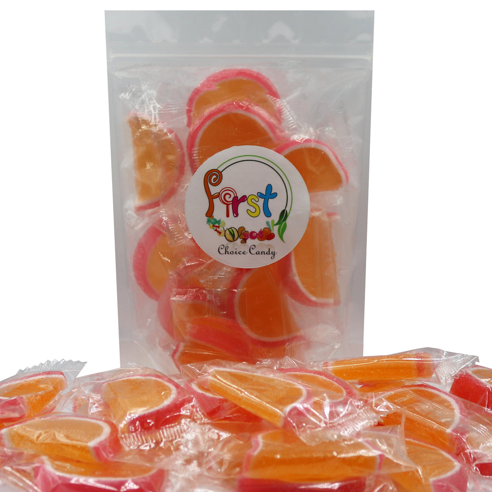 
            
                Load image into Gallery viewer, APRICOT PEACH JELLY FRUIT SLICE  CANDY  INDIVIDUALLY WRAPPED
            
        