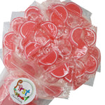 POMEGRANATE JELLY FRUIT SLICE  CANDY INDIVIDUALLY WRAPPED