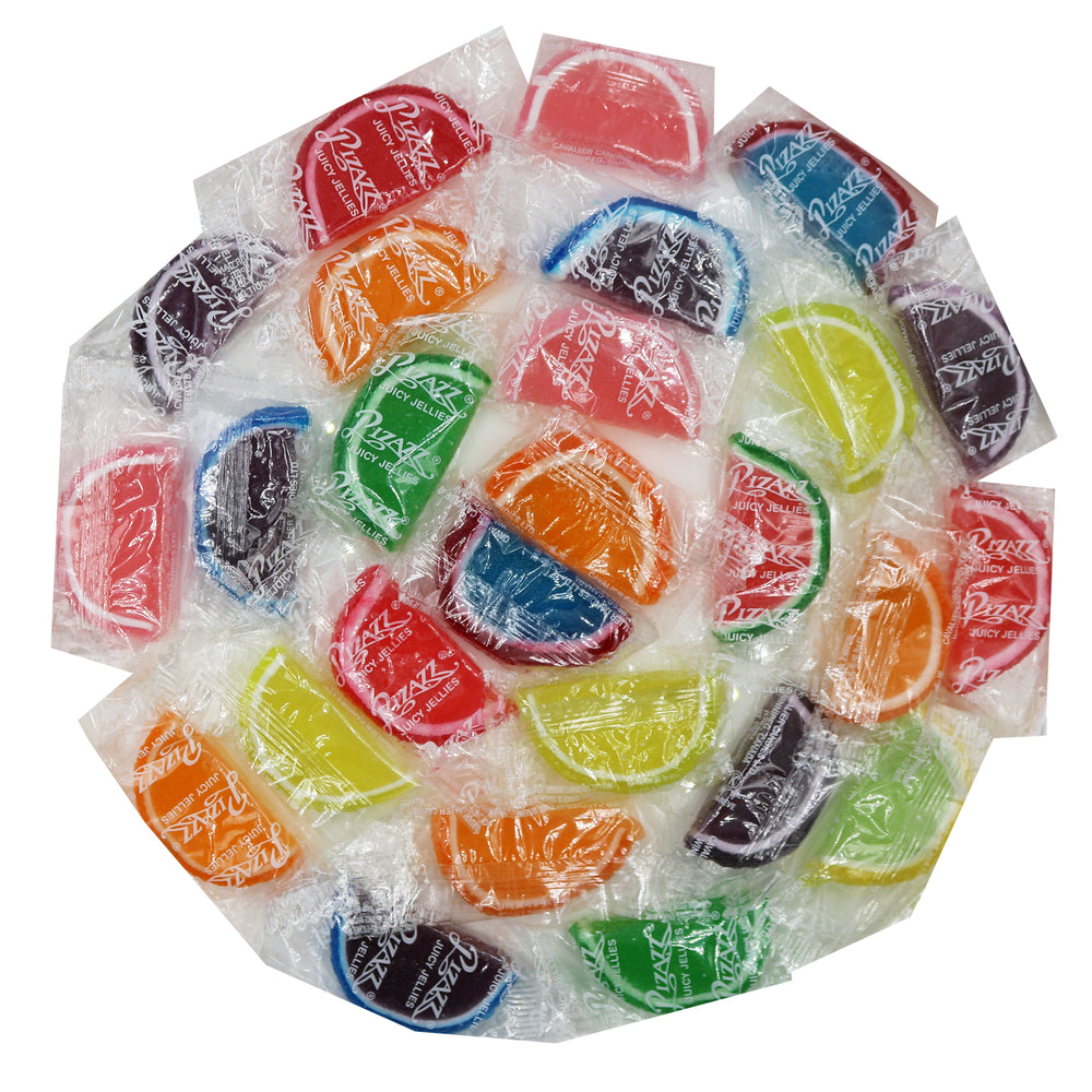 ASSORTED JELLY FRUIT SLICE CANDY INDIVIDUALLY WRAPPED