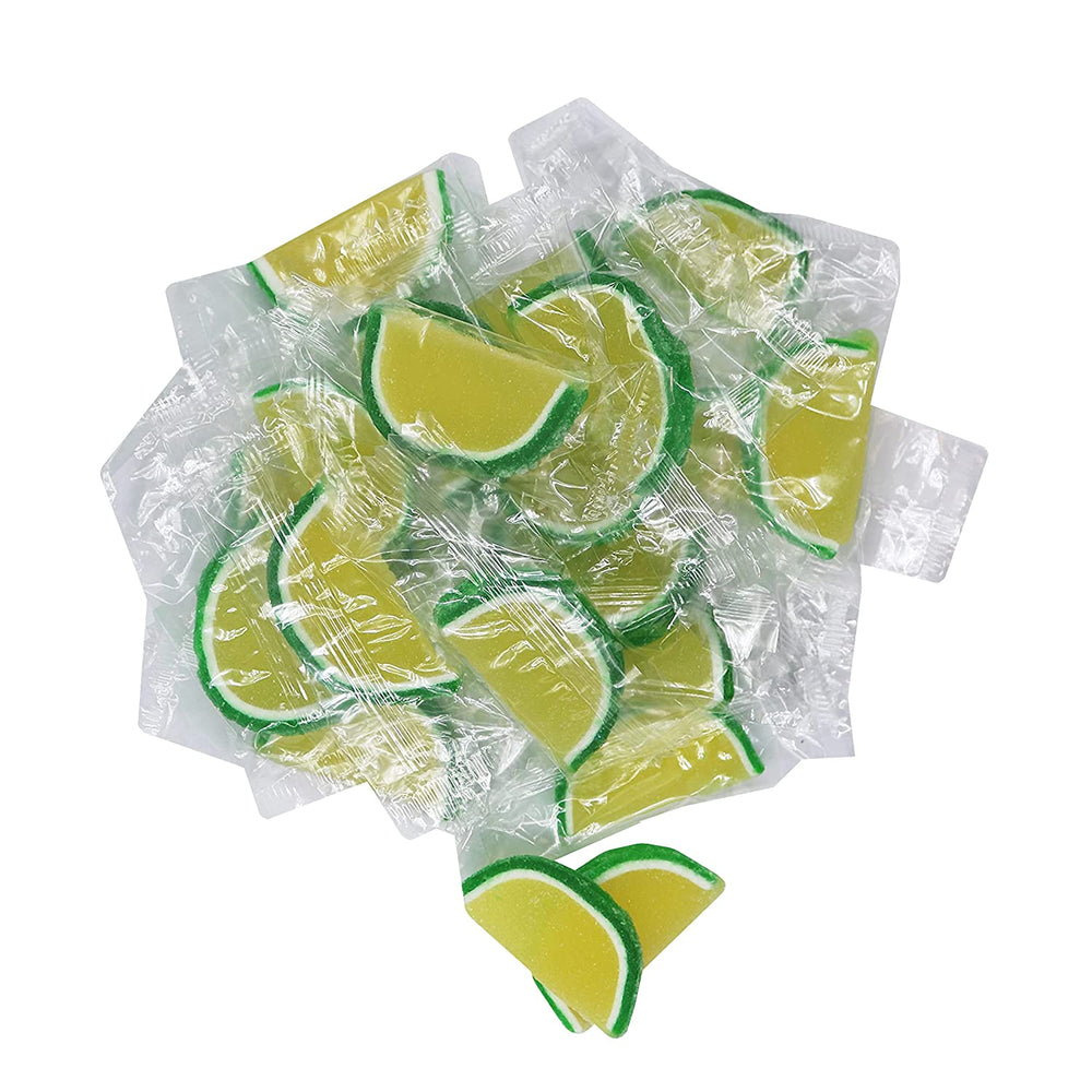 PINEAPPLE JELLY FRUIT SLICE  CANDY INDIVIDUALLY WRAPPED