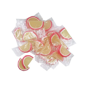 JUICY PEAR FRUIT SLICE  CANDY INDIVIDUALLY WRAPPED